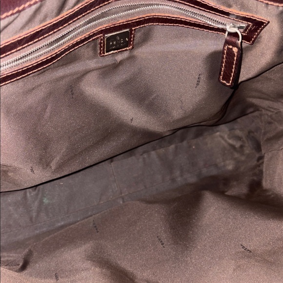 Fendi vintage Brown FF Logo large Tote - Picture 4 of 7